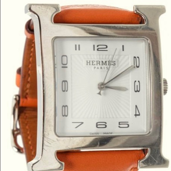 Hermes Large Heure H Stainless Steel Watch - Picture 13 of 13